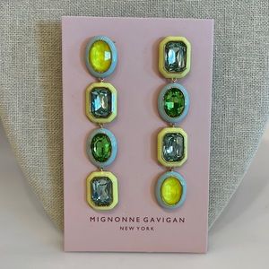Francesca Lux Earrings - Green